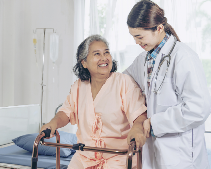 โปรแกรมดูแลผู้สูงอายุ เหมาะสำหรับผู้สูงวัยที่ต้องการการดูแลเป็นพิเศษ ครอบคลุมการดูแลสุขภาพ การใช้ชีวิตประจำวัน และกิจกรรมฟื้นฟู เพื่อเสริมคุณภาพชีวิตและความสุขในระยะยาว