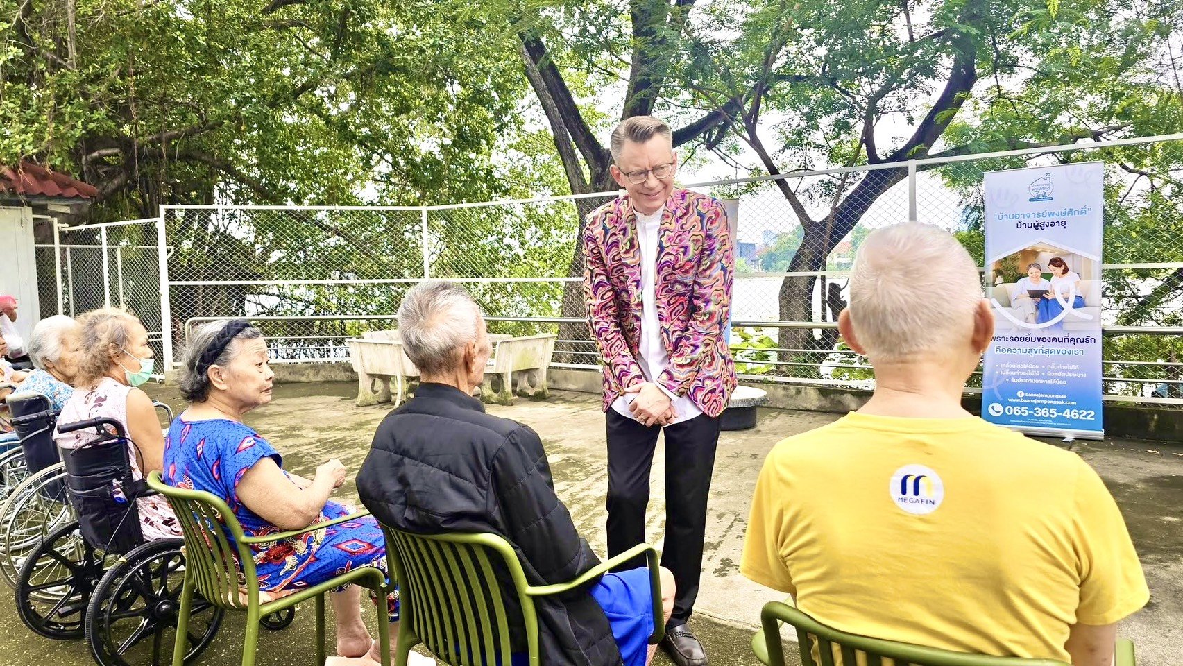 บรรยากาศกิจกรรมที่บ้านอาจารย์พงษ์ศักดิ์